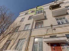 Квартира.Фасад здания с выделенными окнами реализуемого объекта.город Москва, Ярославское шоссе, дом 126 - Этаж 4, кв. 23 кв. 23.jpg