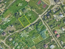 Земельный участок.Общий вид объекта.Российская Федерация, город Москва, внутригородская территория поселение Киевский, деревня Шеломово, земельный участок 25Б.jpg