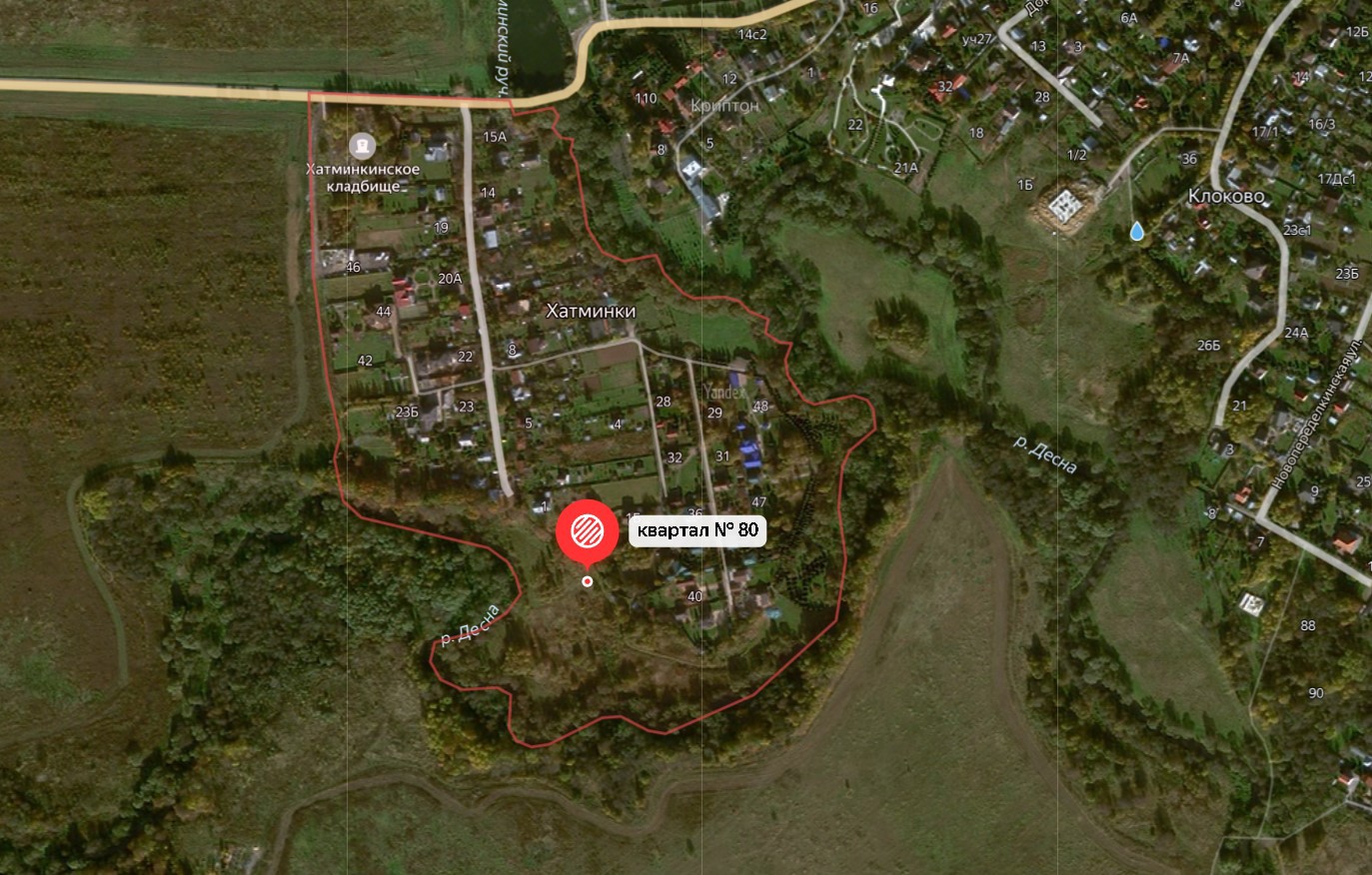 Земельный участок.Подъездные пути.Москва, д Хатминки, внутригородская территория поселение Первомайское, земельный участок 40Д.jpg