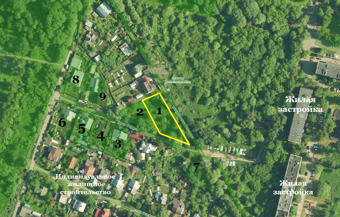 Земельный участок.Общий вид объекта.Российская Федерация, город Москва, внутригородская территория муниципальный округ Южное Бутово, улица Павлика Морозова, земельный участок 6.jpg