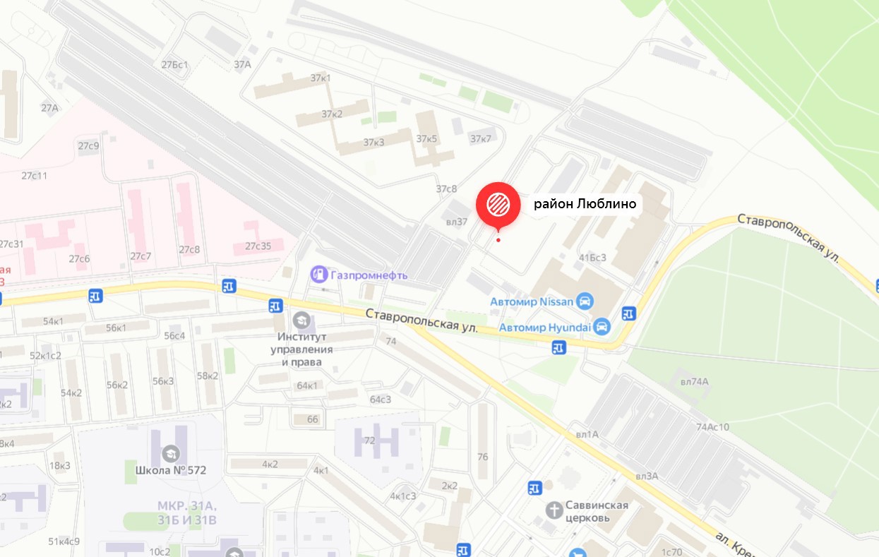 Земельный участок.Положение объекта относительно близлежащих дорог или автомагистралей.Местоположение установлено относительно ориентира, расположенного в границах участка. Почтовый адрес ориентира_ г Москва, ул Ставропольская, вл 37-41..jpg