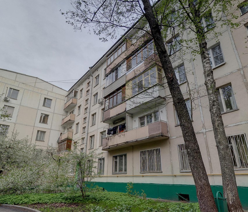 Квартира.Общий фасад здания.город Москва, Онежская улица, дом 40 - Этаж _ 1 кв. 143.jpg