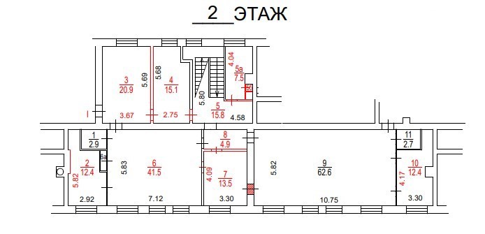 Нежилое помещение.План этажа _поэтажный_ с указанием границ реализуемого объекта.город Москва, Рижский проезд, дом 7 - не указано не указано_2.jpg