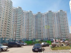 Квартира.Фасад здания с выделенными окнами реализуемого объекта.Московская область, г. Подольск, ул. 43 Армии, д. 23 - Этаж _9, кв. 432.jpg