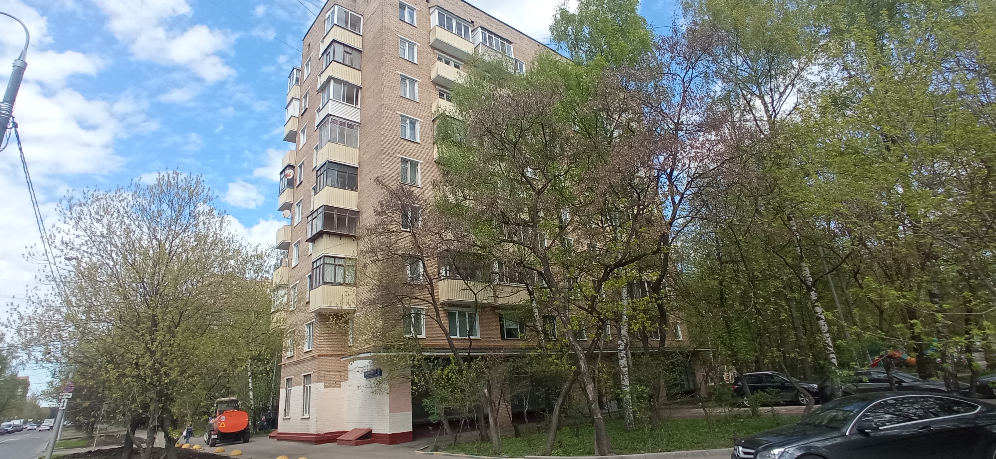 Нежилое помещение.Общий фасад здания.Российская Федерация, город Москва, внутригородская территория муниципальный округ Кунцево, Бобруйская улица, дом 2 - не указано не указано.jpg