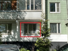 Нежилое помещение.Фасад здания с выделенными окнами реализуемого объекта.город Москва, Олонецкий проезд, дом 10 - не указано не указано.jpg