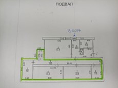 Нежилое помещение.План этажа _поэтажный_ с указанием границ реализуемого объекта.Российская Федерация, город Москва, внутригородская территория муниципальный округ Марфино, Большая Марфинская улица, дом 4 - подвал _ 0.jpg