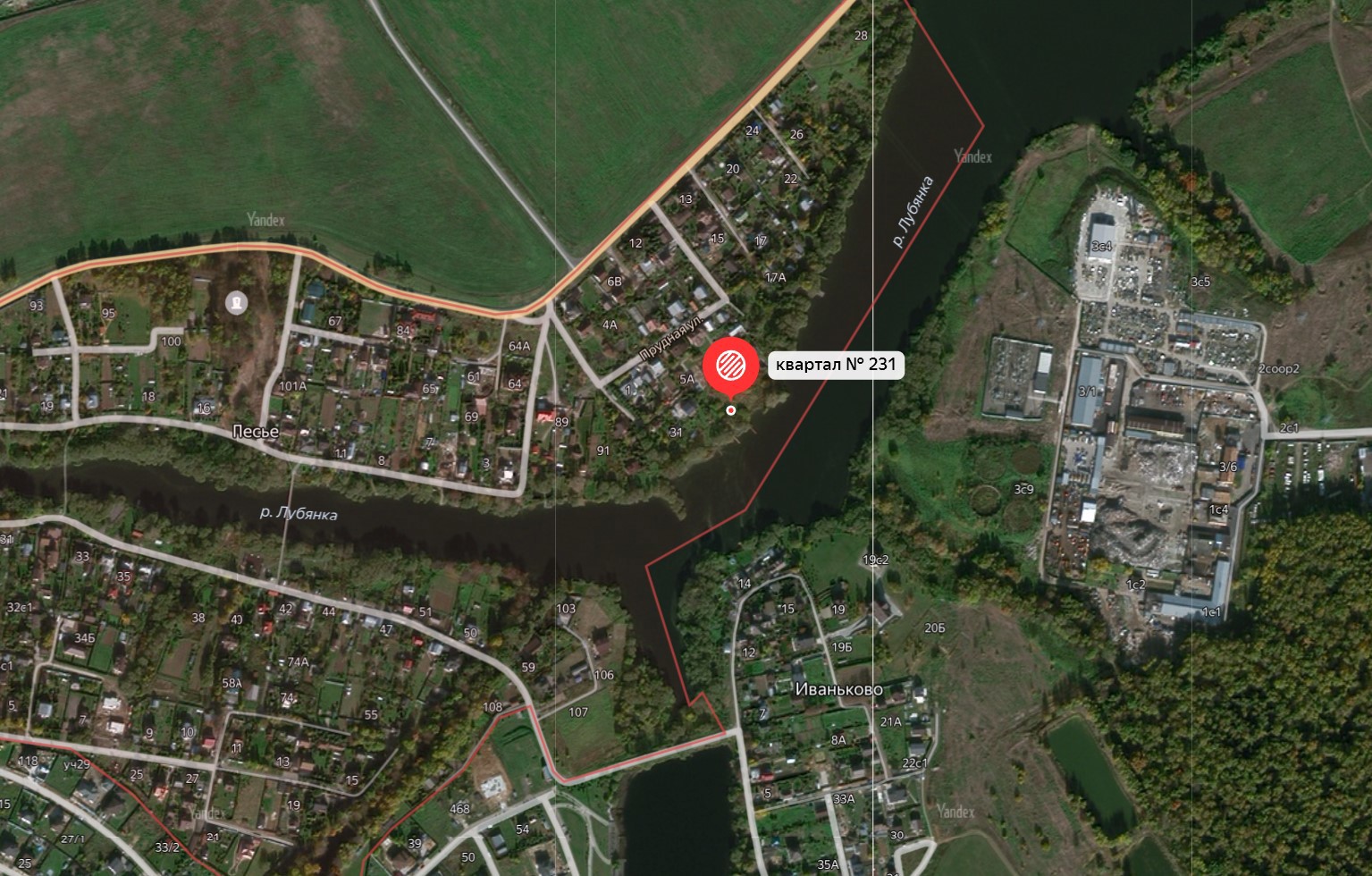 Земельный участок.Подъездные пути.Российская Федерация, город Москва, внутригородская территория поселение Щаповское, деревня Песье, Прудная улица, земельный участок 7А.jpg