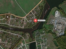 Земельный участок.Подъездные пути.Российская Федерация, город Москва, внутригородская территория поселение Щаповское, деревня Песье, Прудная улица, земельный участок 7А.jpg