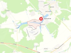 Земельный участок.Положение объекта относительно близлежащих дорог или автомагистралей.Российская Федерация, город Москва, внутригородская территория поселение Щаповское, деревня Песье, Прудная улица, земельный участок 7А.jpg