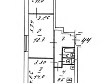 Квартира.План этажа _поэтажный_ с указанием границ реализуемого объекта.город Москва, Ярославское шоссе, дом 129 - этаж 7, квартира 44.jpeg