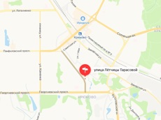 Земельный участок.Положение объекта относительно близлежащих дорог или автомагистралей.город Москва, внутригородская территория муниципальный округ Крюково, город Зеленоград, улица Летчицы Тарасовой, земельный участок 1.jpg