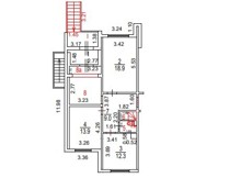 Нежилое помещение.План этажа _поэтажный_ с указанием границ реализуемого объекта.город Москва, Беломорская улица, дом 20, корпус 3 - не указано не указано.jpg