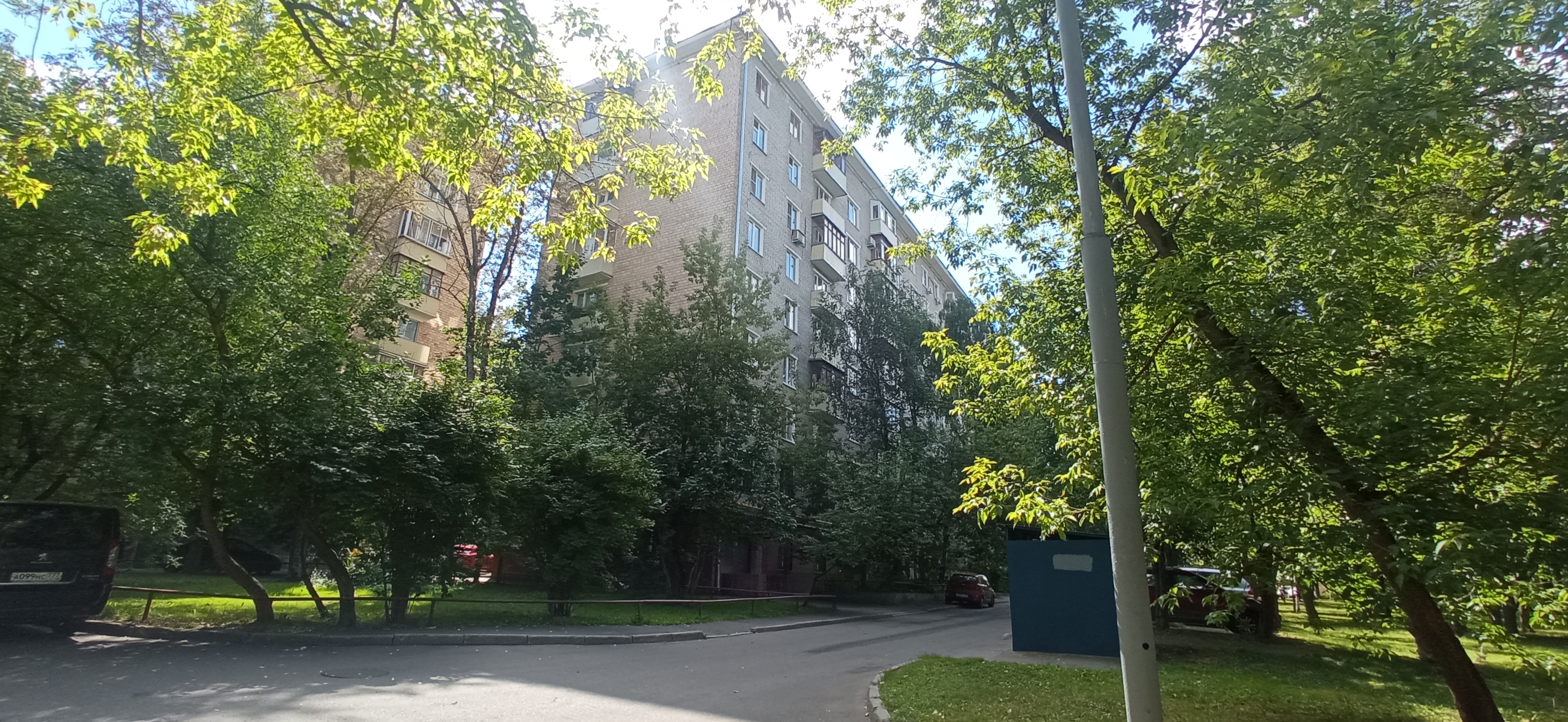 Нежилое помещение.Общий фасад здания.Российская Федерация, город Москва, внутригородская территория муниципальный округ Ломоносовский, улица Марии Ульяновой, дом 9, корпус 1 - не указано не указано.jpg
