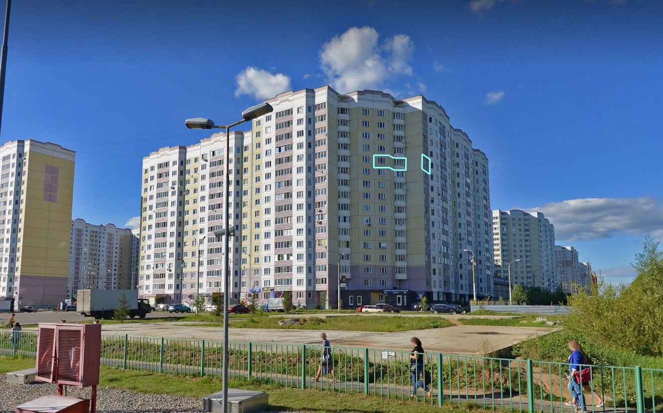 ГП16914815.Квартира.Фасад здания с выделенными окнами реализуемого объекта.jpg