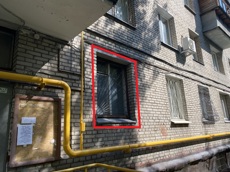 Нежилое помещение.Фасад здания с выделенными окнами реализуемого объекта.город Москва, Бутырская улица, дом 6 - не указано не указано.JPG