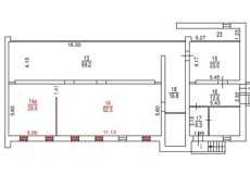 Нежилое помещение.План этажа _поэтажный_ с указанием границ реализуемого объекта.ул.Кашенкин Луг, д.3 - подвал.jpg
