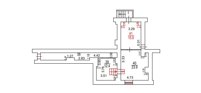 Нежилое помещение.План этажа _поэтажный_ с указанием границ реализуемого объекта.город Москва, 5-я улица Ямского Поля, дом 23, корпус 1 - не указано не указано.jpg