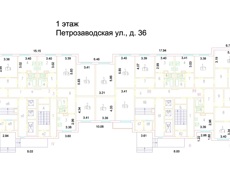 Нежилое помещение.План этажа _поэтажный_ с указанием границ реализуемого объекта.город Москва, Петрозаводская улица, дом 36 - этаж 1, пом. I, ком. 1, 2.jpg