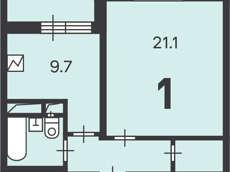 Квартира.План этажа _поэтажный_ с указанием границ реализуемого объекта.Российская Федерация, город Москва, внутригородская территория муниципальный округ Марьина Роща, Шереметьевская улица, дом 13, корпус 1 - Этаж 9, кв. 60.jpg