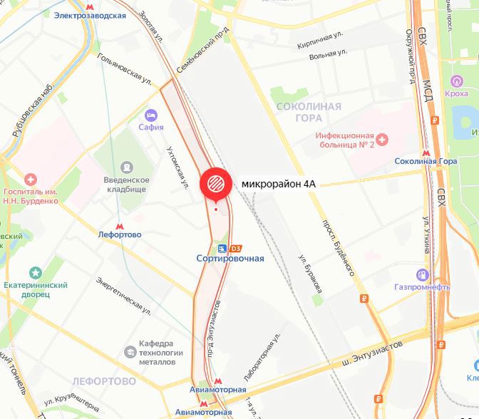 ГП16893170.Некапитальный объект.Положение объекта относительно близлежащих дорог или автомагистралей.JPG