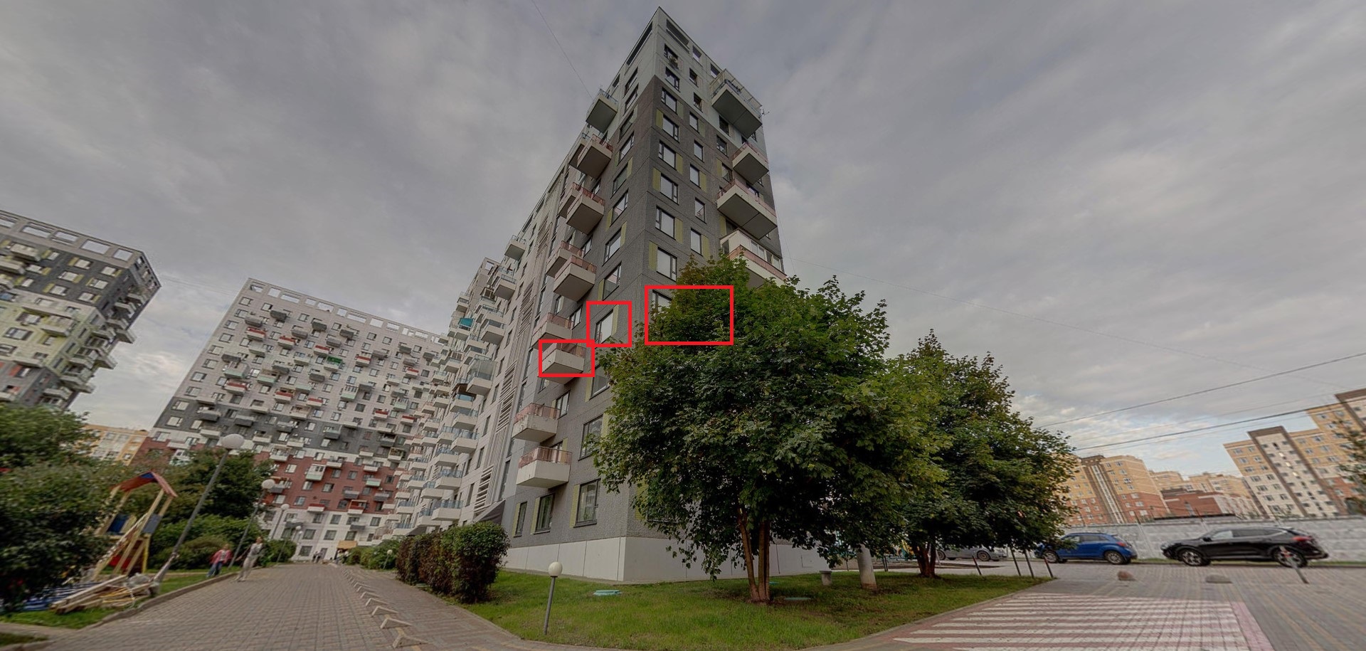 ГП16939745.Квартира.Фасад здания с выделенными окнами реализуемого объекта.jpg