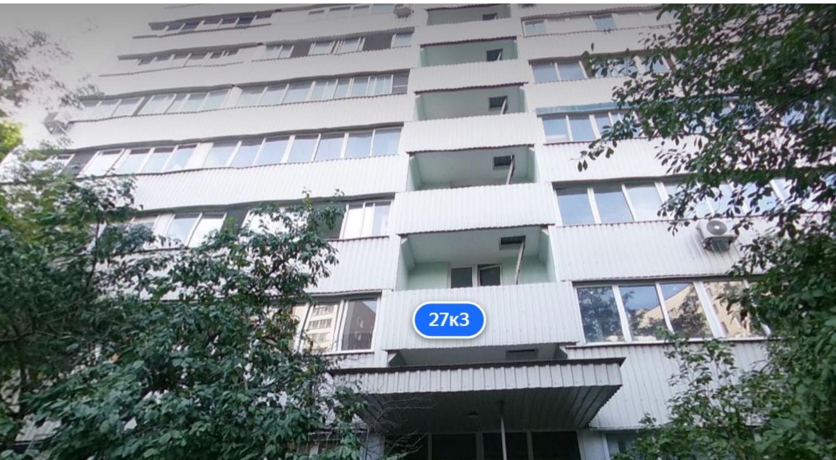 ГП16954018.Квартира.Фасад здания с выделенными окнами реализуемого объекта.jpg