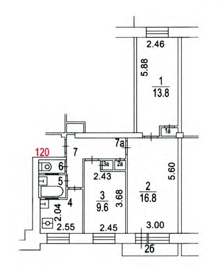 ГП16960274.Квартира.План этажа (поэтажный) с указанием границ реализуемого объекта.jpg