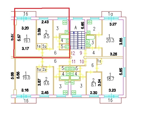 ГП16960470.Комната.План этажа (поэтажный) с указанием границ реализуемого объекта.jpg