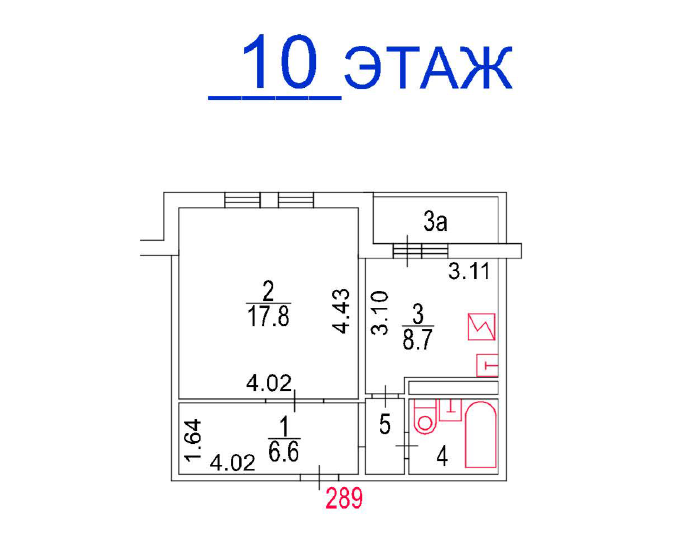 ГП16962147.Квартира.План этажа (поэтажный) с указанием границ реализуемого объекта.png