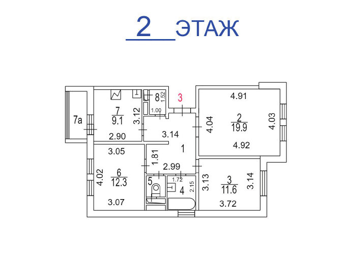 ГП16962148.Квартира.План этажа (поэтажный) с указанием границ реализуемого объекта.png