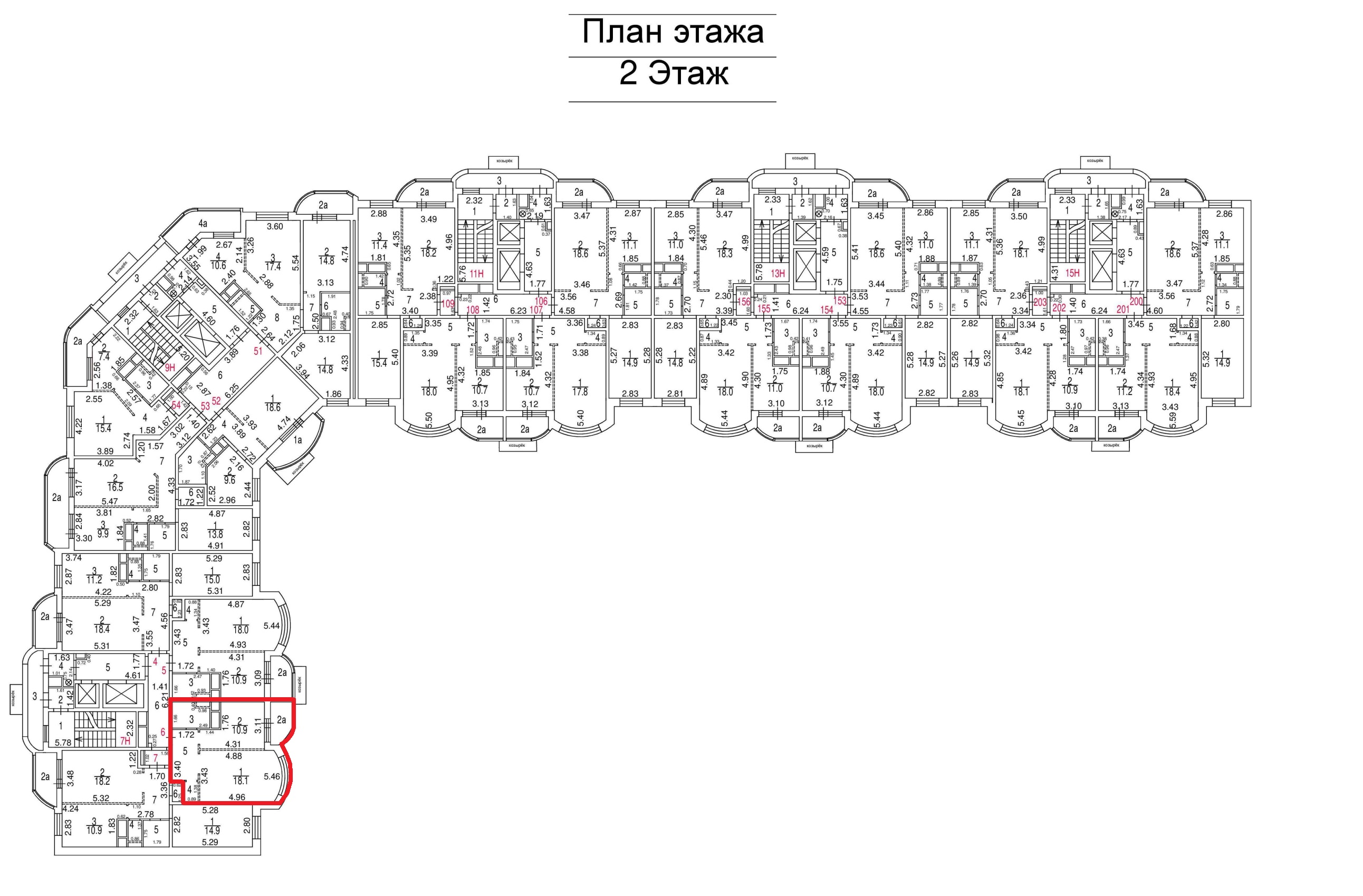ГП16964277.Квартира.План этажа (поэтажный) с указанием границ реализуемого объекта.jpg