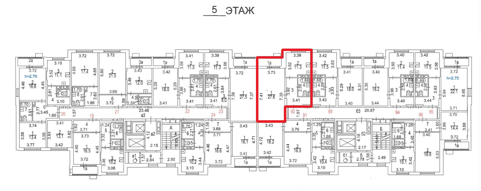 ГП16964385.Квартира.План этажа (поэтажный) с указанием границ реализуемого объекта.jpg
