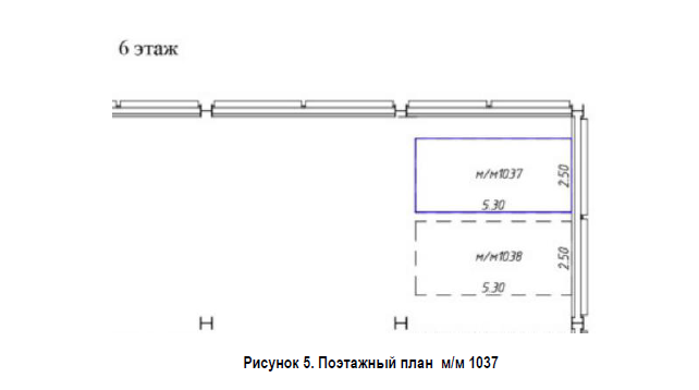 ГП16960542.Нежилое помещение.План этажа (поэтажный) с указанием границ реализуемого объекта.png