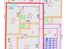 ГП16966600.Квартира.План этажа (поэтажный) с указанием границ реализуемого объекта.jpg