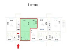ГП16964077.Квартира.План этажа (поэтажный) с указанием границ реализуемого объекта.jpg