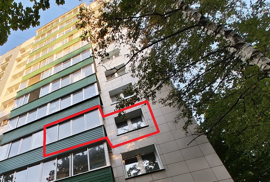 ГП16972497.Квартира.Фасад здания с выделенными окнами реализуемого объекта.jpg