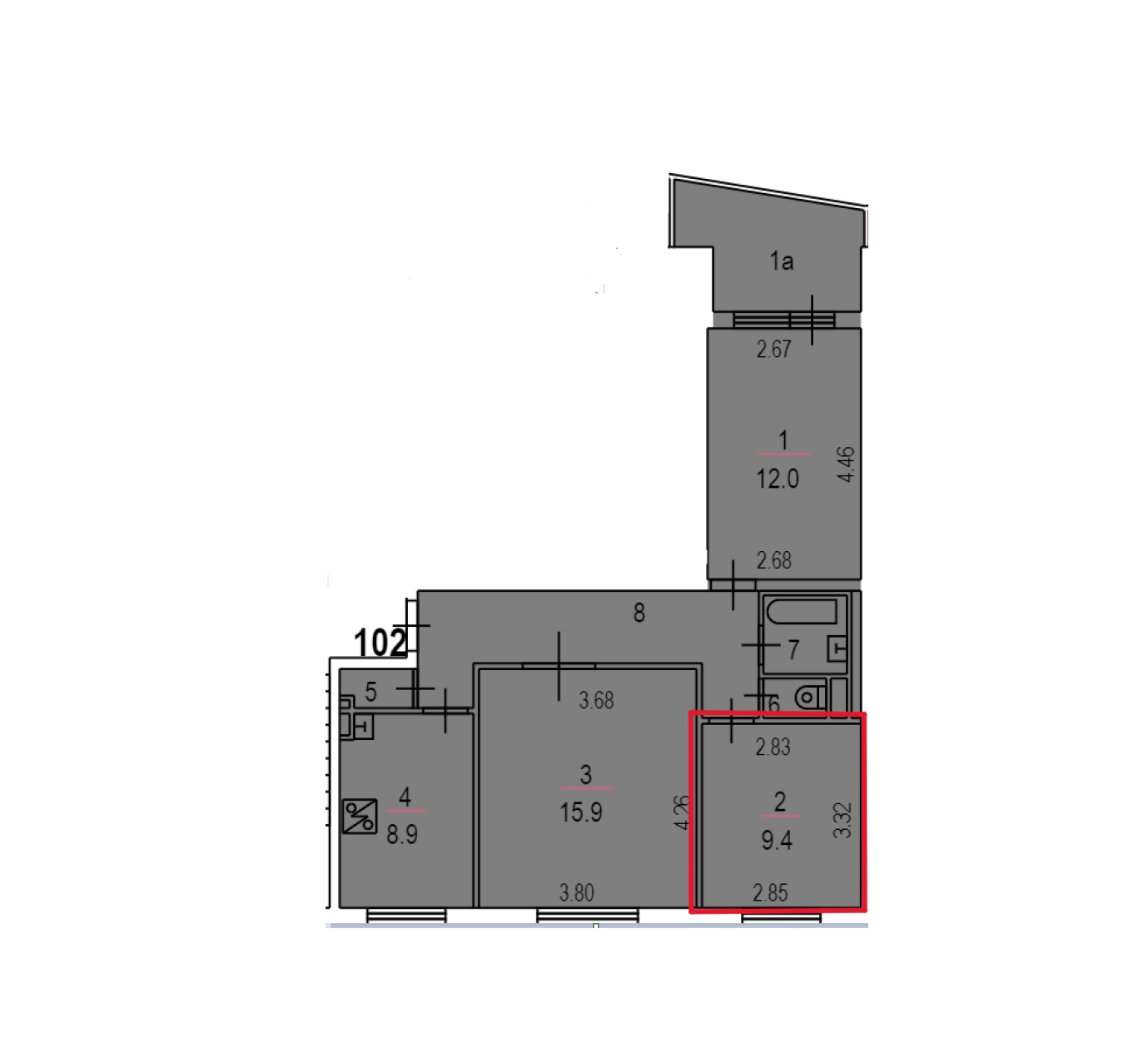 ГП16963846.Квартира.План этажа (поэтажный) с указанием границ реализуемого объекта.png