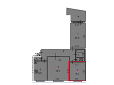 ГП16963846.Квартира.План этажа (поэтажный) с указанием границ реализуемого объекта.png