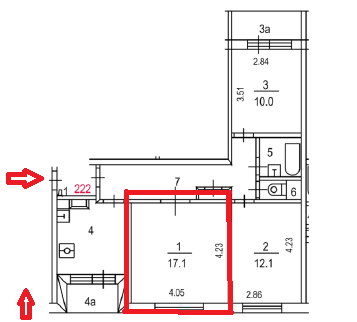 ГП16964481.Квартира.План этажа (поэтажный) с указанием границ реализуемого объекта.png