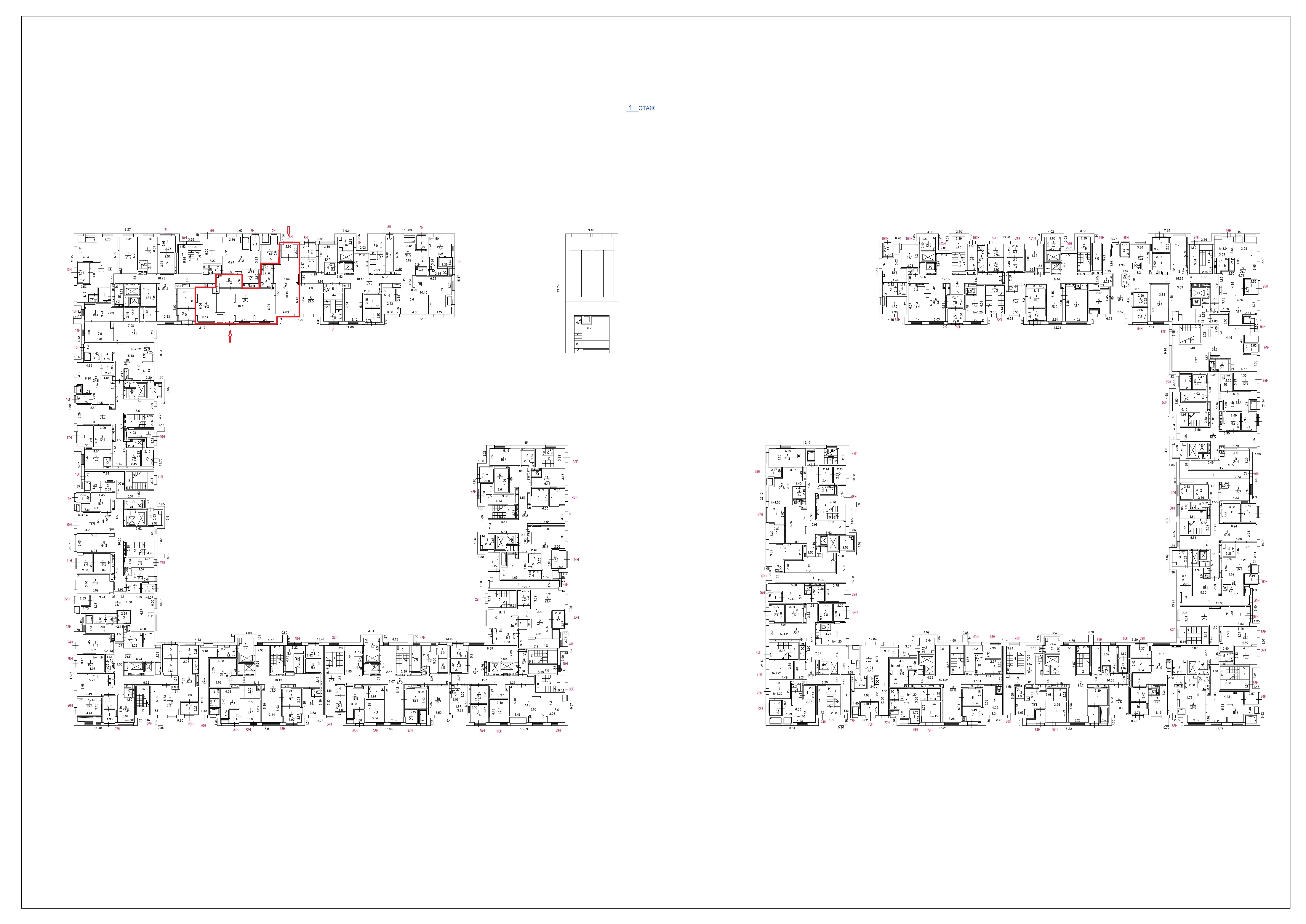 ГП16975506.Нежилое помещение.План этажа (поэтажный) с указанием границ реализуемого объекта.jpg