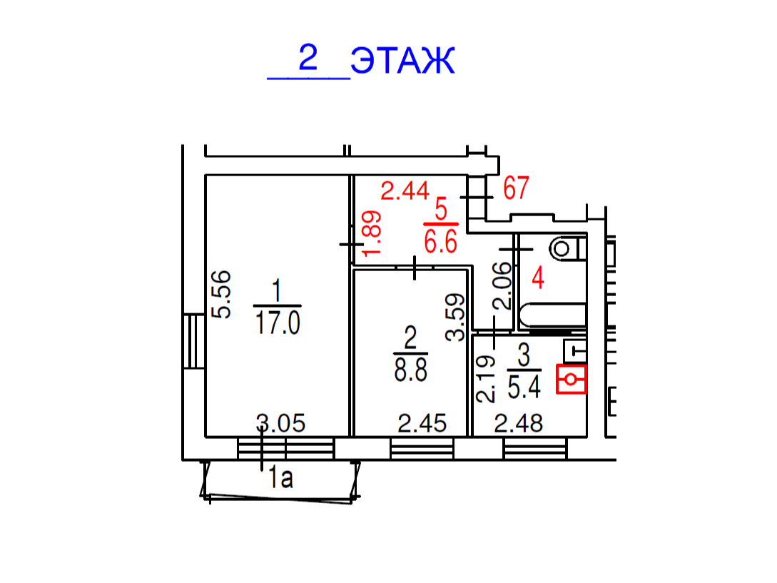 ГП16965939.Квартира.План этажа (поэтажный) с указанием границ реализуемого объекта.png