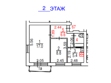 ГП16965939.Квартира.План этажа (поэтажный) с указанием границ реализуемого объекта.png