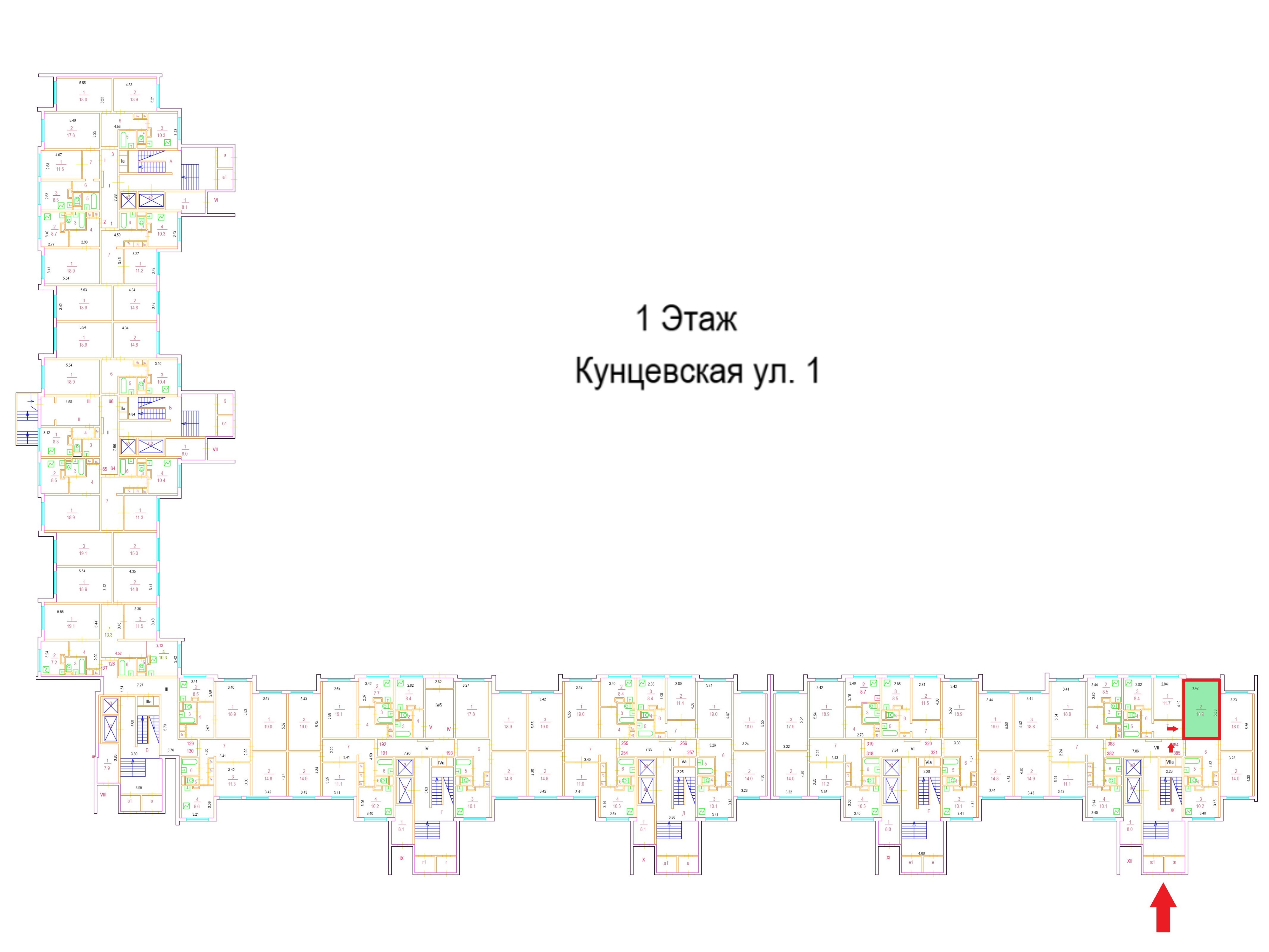 ГП16964606.Квартира.План этажа (поэтажный) с указанием границ реализуемого объекта.jpg
