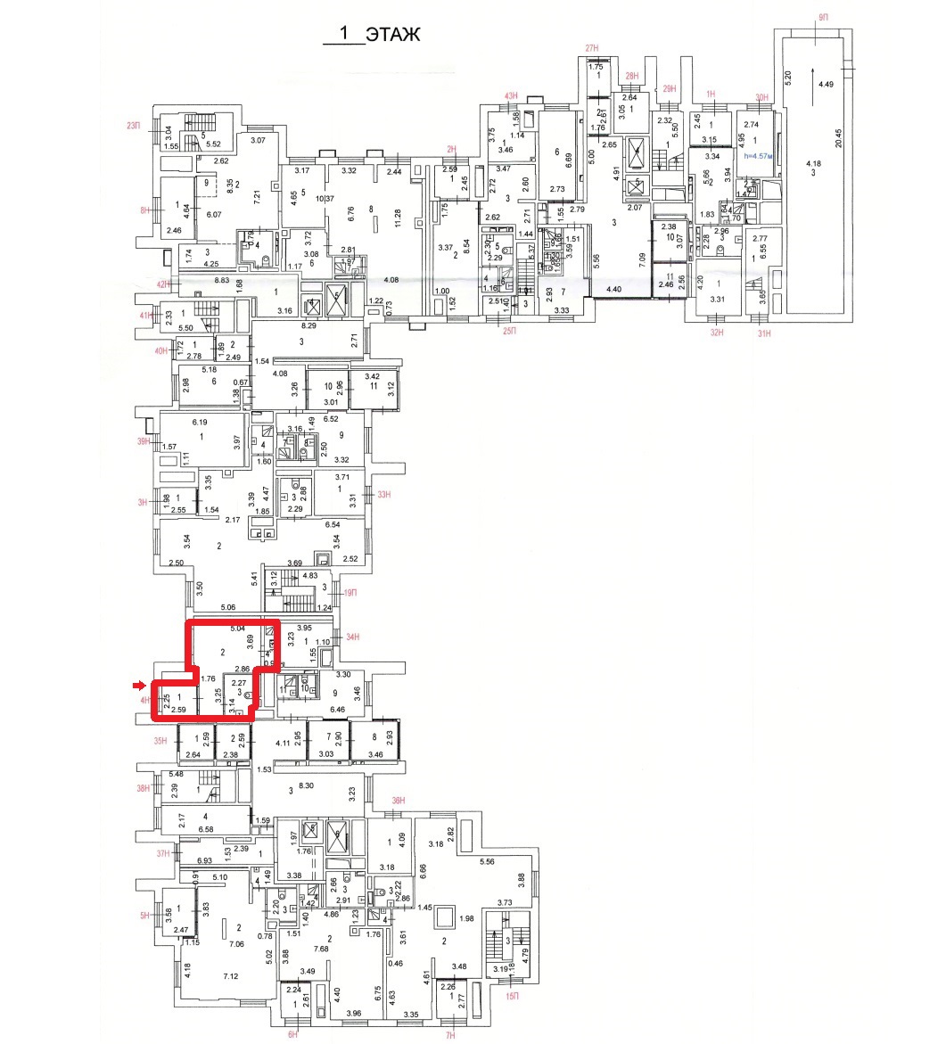 ГП16975934.Нежилое помещение.План этажа (поэтажный) с указанием границ реализуемого объекта.jpg