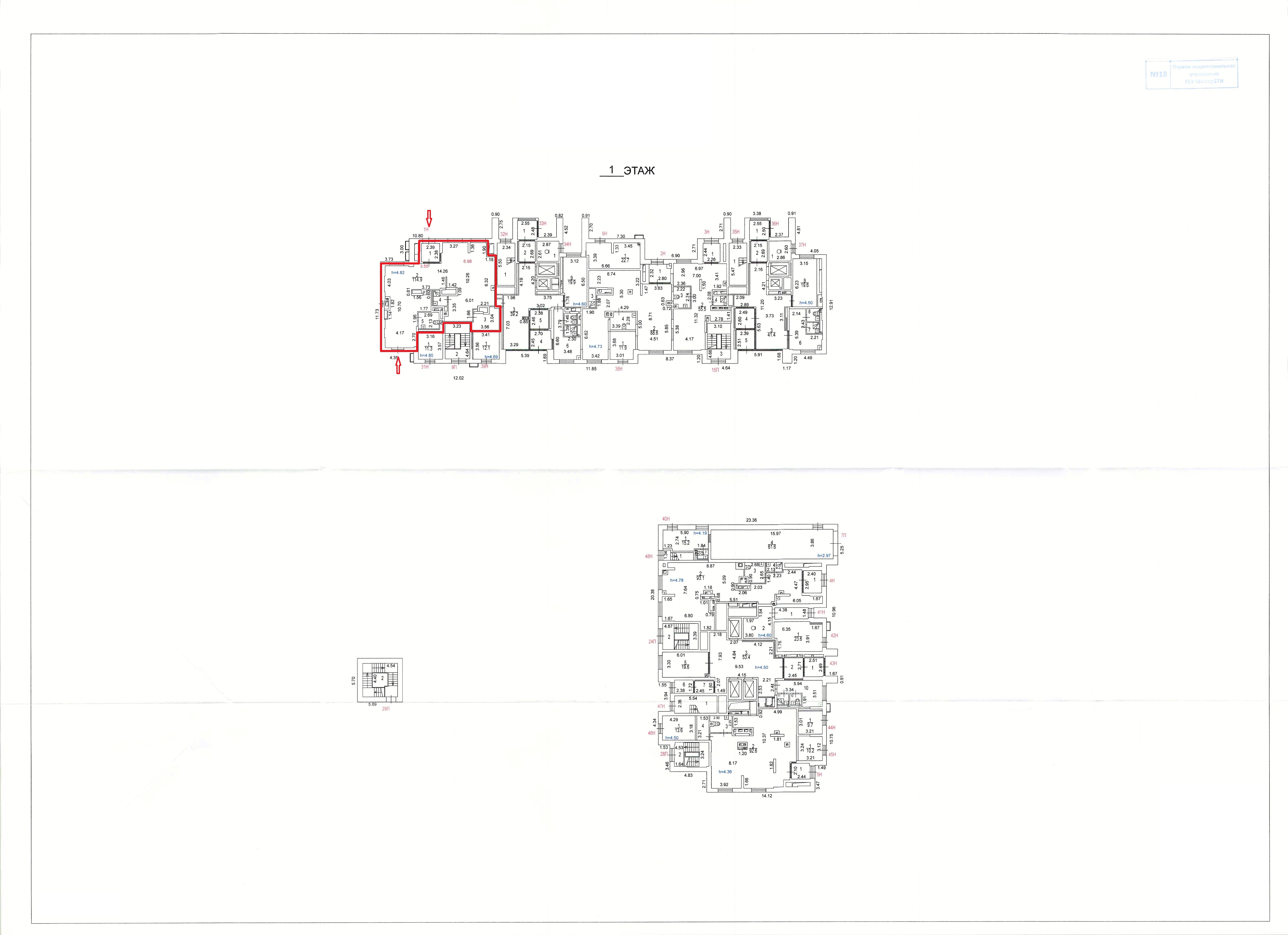 ГП16975882.Нежилое помещение.План этажа (поэтажный) с указанием границ реализуемого объекта.jpg