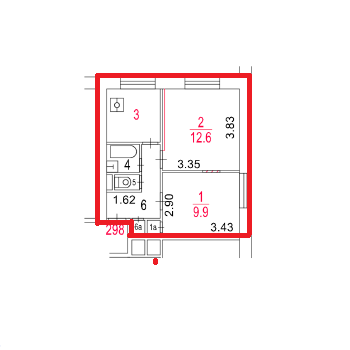 ГП16963742.Квартира.План этажа (поэтажный) с указанием границ реализуемого объекта.png