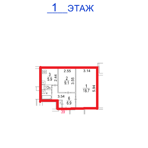 ГП16967598.Квартира.План этажа (поэтажный) с указанием границ реализуемого объекта.png