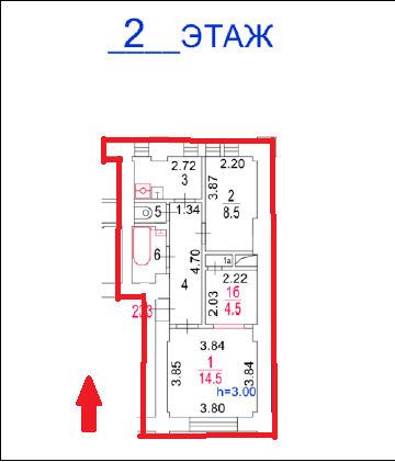 ГП16964080.Квартира.План этажа (поэтажный) с указанием границ реализуемого объекта.png