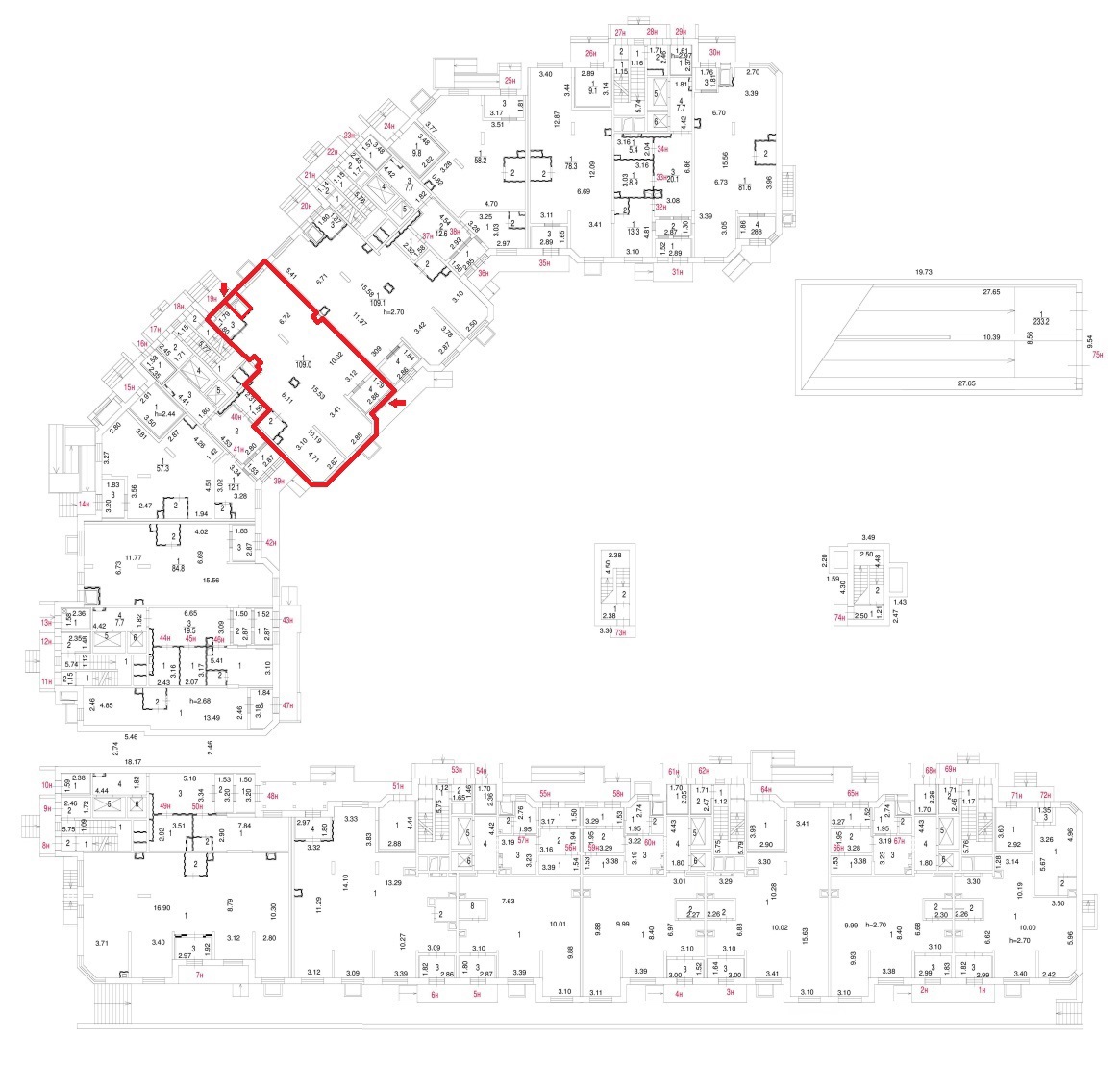 ГП16971057.Нежилое помещение.План этажа (поэтажный) с указанием границ реализуемого объекта.jpg